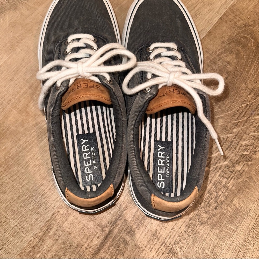 Men’s Sperry Striper II CVO Core Sneaker size 8 EUC Navy - Picture 3 of 6